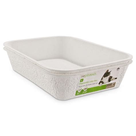 So Phresh Disposable Litter Box Set 167 L X 126 W X 43 H Petco