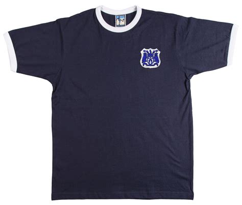 Leeds United Retro Football T Shirt 1950s Old School Football