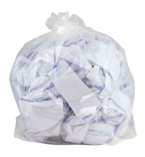 200 Heavy Duty Clear Refuse Sacks Bin Bags