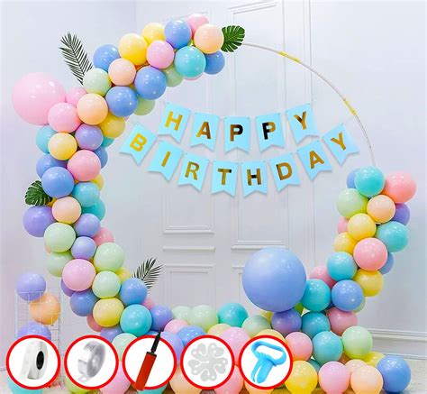 Buy Party Propz Pastel Balloons For Birthday Decorations Set Balloon
