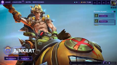 Heroes Of The Storm Junkrat Main Menu Animation Song Youtube
