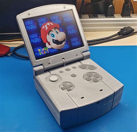 Gamer Builds Game Boy Advance Sp Inspired Nintendo 64 Portable Called