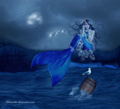 Mermaid And Seagull By Maiarcita On Deviantart