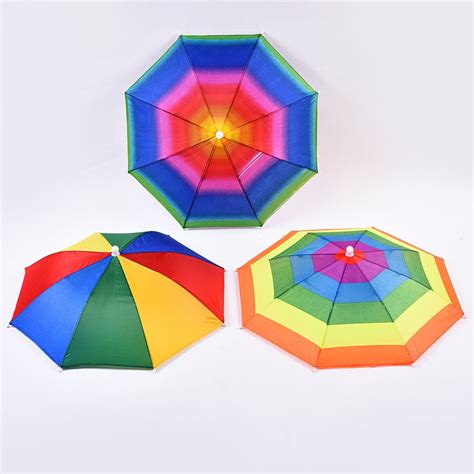 Lightweight Sunny Rain Elastic Umbrella Cap Outdoors Sunshade Head
