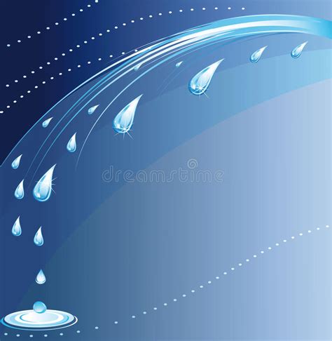 Water Drops Stock Vector Illustration Of Background 22807676