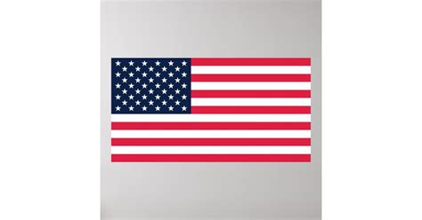 50 Star Flag United States Of America Poster