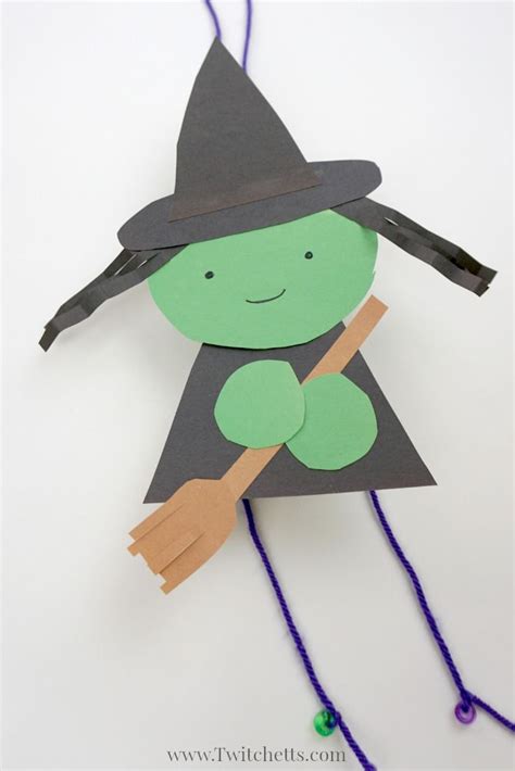 Construction Paper Witch Craft