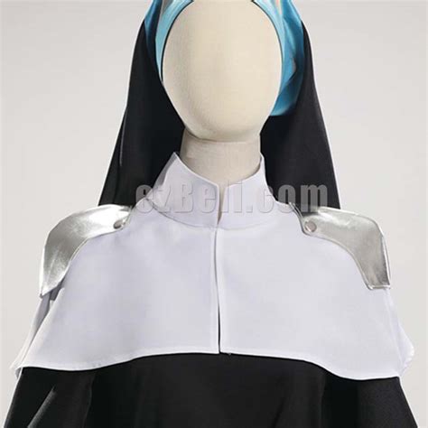 Anime Fire Force Cosplay Iris Nun Cosplay Costume Black Battle