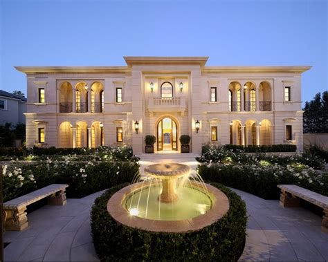 Designs each home with energy efficiency in mind. Spectacular Limestone Mansion In Los Angeles, CA | Homes of the Rich
