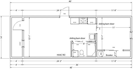 14×40 Deluxe Lofted Barn Cabin Floor Plans Floor Roma