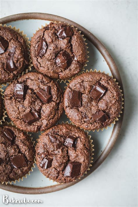 Gluten Free Vegan Double Chocolate Muffins Recipe Double Chocolate