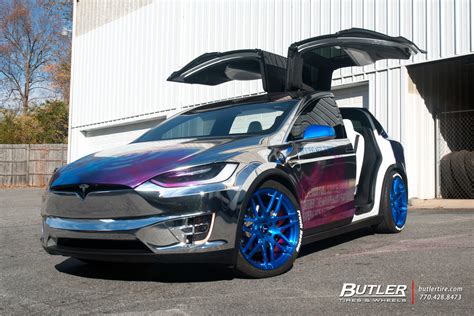 Tesla Model X With 22in Lexani M007 Wheels Exclusively From Butler