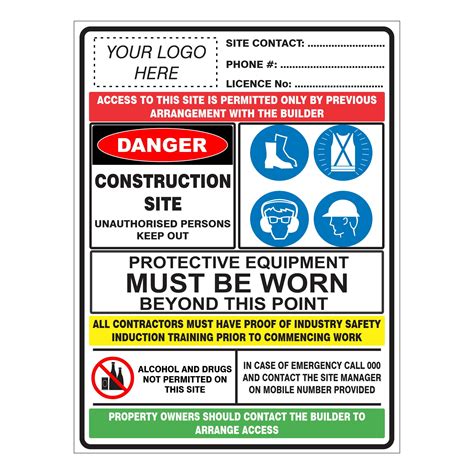 Construction Sign Template