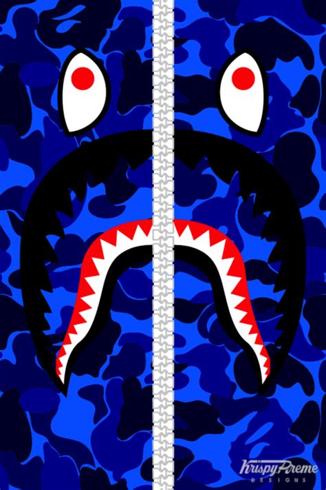 50 Bape Shark Wallpaper Wallpapersafari