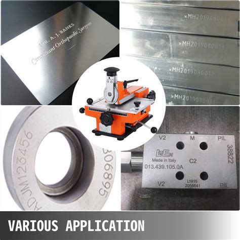 Embosser Stamping Machine Semi Auto Sheet 4mm Metal Marking Machine For