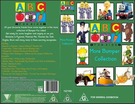 Abc For Kids More Bumper Collection Vhs Cover By Ch1996art On Deviantart