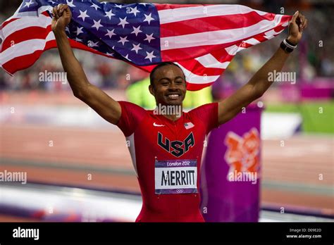 Aries Merritt Usa Gold Medalist In The Men S 110m Hurdles At The Olympic Summer Games London