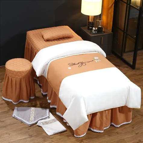 4 6pcsset Beauty Salon Bedding Set Bed Linens Sheets Bedspread