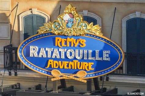 Friendship is magic, max in the secret life of pets 2, & professor dementor in kim possible. Remy's Ratatouille Adventure Attraction Sign Installed - A Look at the Delicious Details