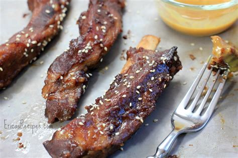 Arrange the char siu pork and pour water into the bottom of the roasting tray making sure the water level isn't touching the pork. Chinese BBQ Pork Spareribs · Erica's Recipes