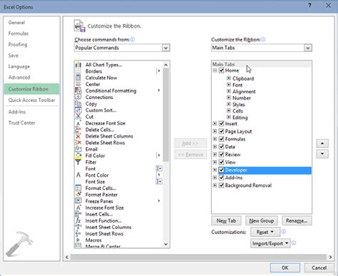 How To Enable Developer Tab In Office 2013