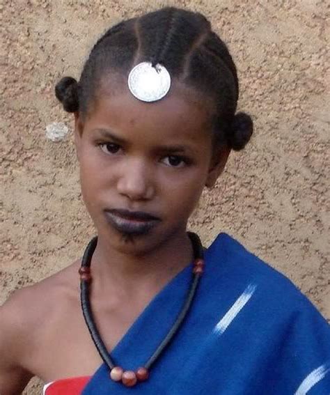 Africa Fulani Girl Burkina Faso Photographer Unknown African