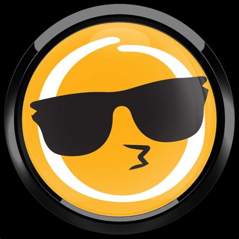 Dome Badge Emoji Sunglasses Whistle 2