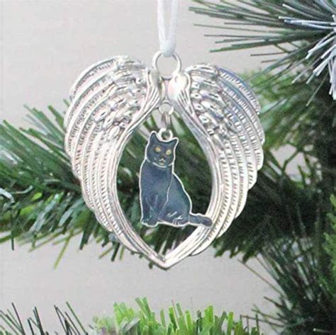 From garden stones to christmas ornaments, we have the right pet our pet remembrance gifts are also great for anyone who is looking to send their friends and family a small memento showing sympathy for the loss of a pet. Amazon.com: Black Cat Pet Memorial Angel Wings Sympathy ...