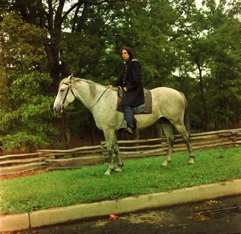 My Mom On Her Horse This Horse Portrayed Robert E Lees