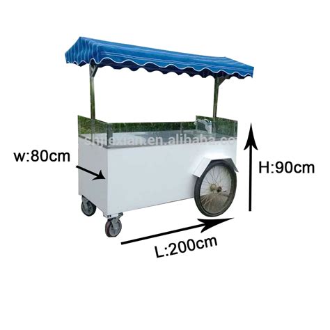 Jx Cr200 Hand Push Mobile Outdoor Popsicle Cart And Ice Cream Buy