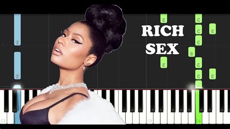 Nicki Minaj Ft Lil Wayne Rich Sex Piano Tutorial Youtube