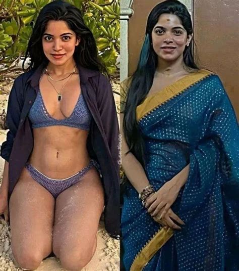 Divya Bharathi In Bikini Vs Saree Rsouthindianbeauty