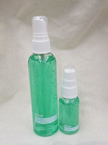 kleergel professional eyeglass cleaner gel lens cleaner in 4 oz and 1 oz spray bottles