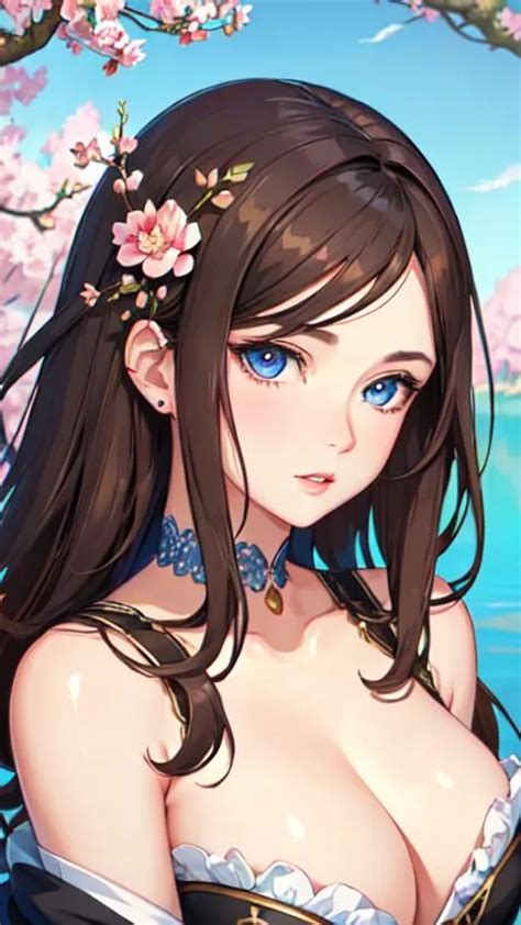Beautiful Woman Perfect Blue Eyes Highly Detailed Openart