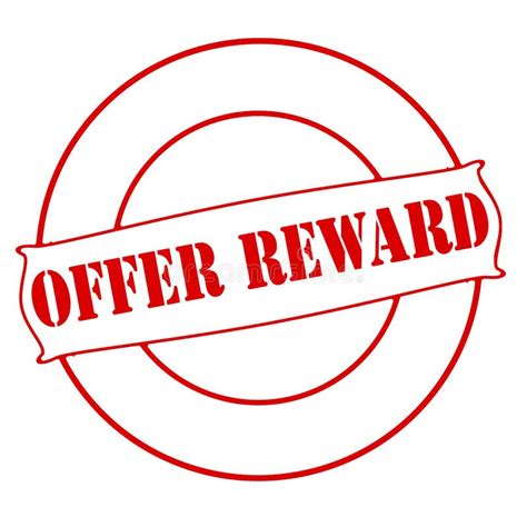 Offer Reward Stock Illustration Illustration Of Recompense 108748944