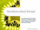 PPT - Questions about Europe PowerPoint Presentation, free download ...