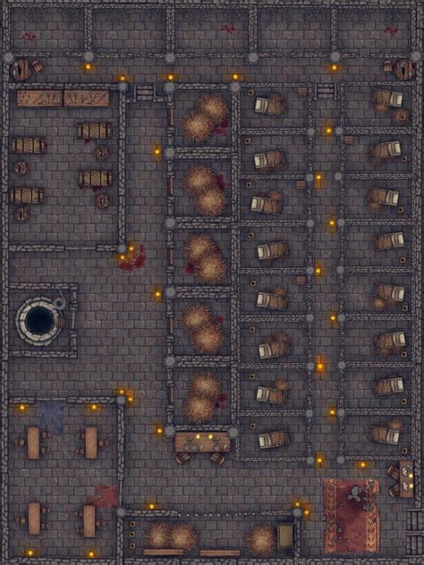 Reddit Inkarnate Underground Prison Battlemap Style Fantasy City