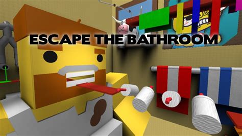 Escape The Bathroom Obby Roblox Foi Dificil Esse Parkuor Youtube