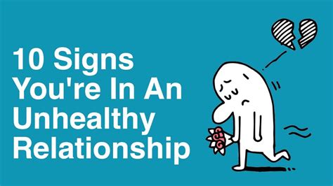 what are three signs of an unhealthy relationship
