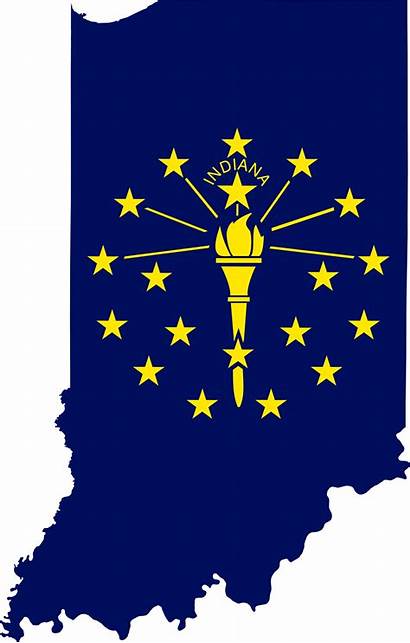 Indiana Flag Map Svg Wiki Wikimedia Commons