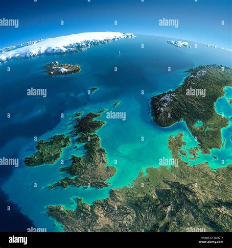 Detailed Map Of Uk Hi Res Stock Photography And Images Alamy