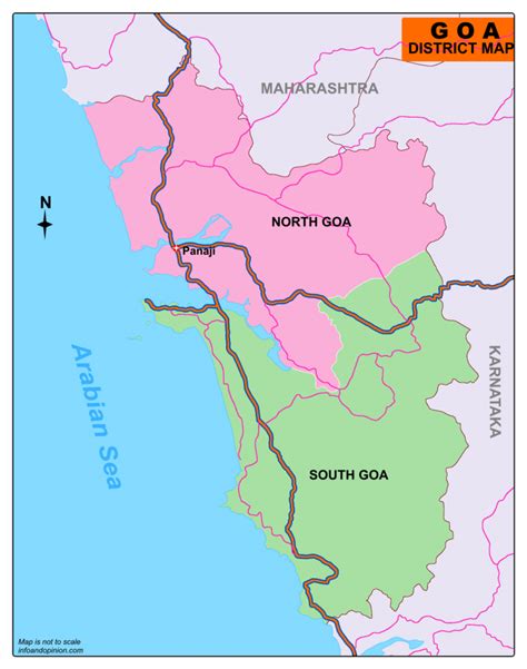 Goa District Map Infoandopinion