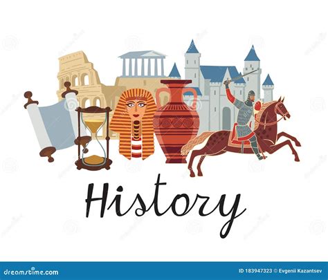 历史记录图标 一套指定学校纪律的科目 向量例证 插画 包括有 主题 学科 笔记本 大学 网站 183947323
