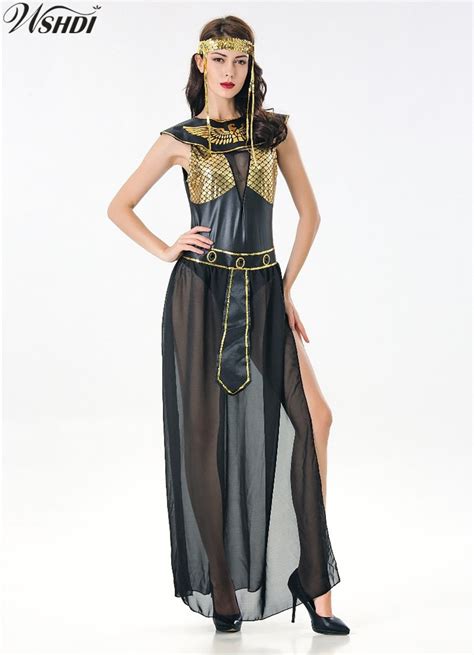 Womens Egyptian Goddess Costume Adult Cleopatra Egypt Cosplay Costume For Halloween Egypt Queen