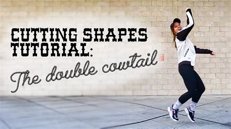 Double Cowtail Shuffle Dancecutting Shapes Tutorial Shuffle Dance