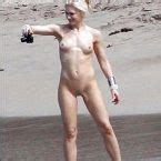Singer Gwen Stefani Nude Tits Paparazzi Beach Photos Scandal Planet