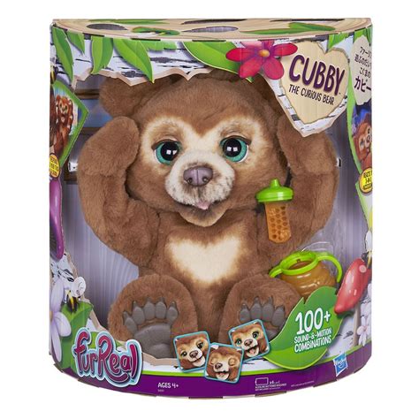 Fur Real Cubby The Curious Bear Hbe45910003 Tates Toys Australia