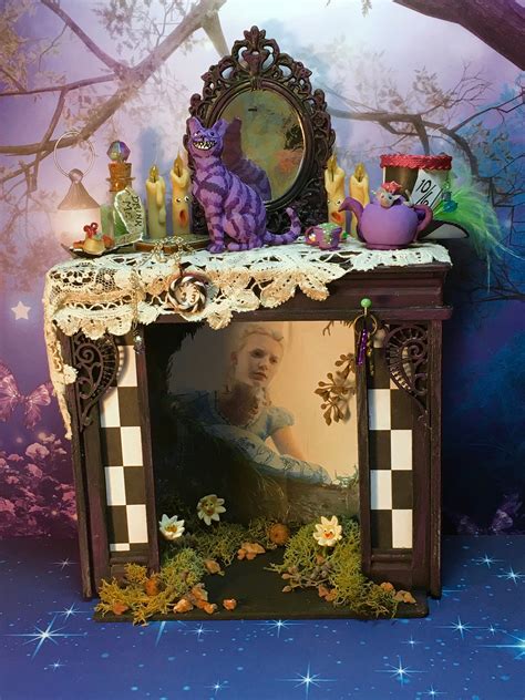 Miniature Furniture Dollhouse Furniture Ooak Miniature The Alice Fireplace By Loreleiblu On