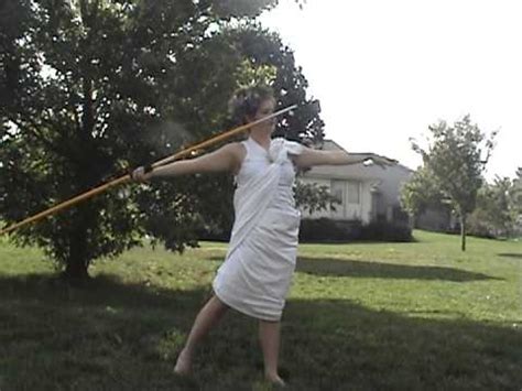 A javelin is a light spear designed primarily to be thrown, historically as a ranged weapon, but today predominantly for sport. How to Throw the Javelin: Greek Style - YouTube