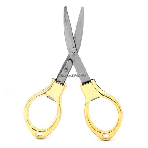 Mini Folding Stainless Steel Scissors Keychain Fishing Scissor Cutter